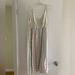 WeWoreWhat Floral Stripe Midi Dress, size XS, NWT